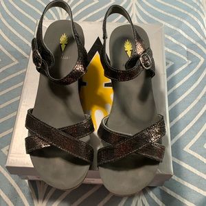 Volatile wedge sandals